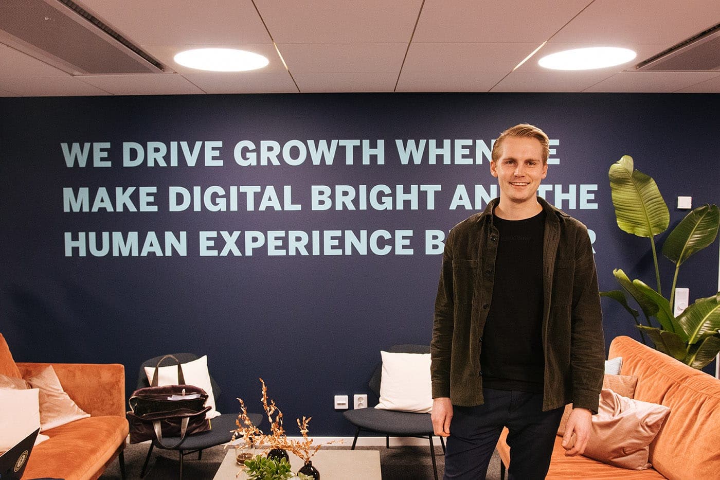 Digiview's CEO at the Recoordinate Group office