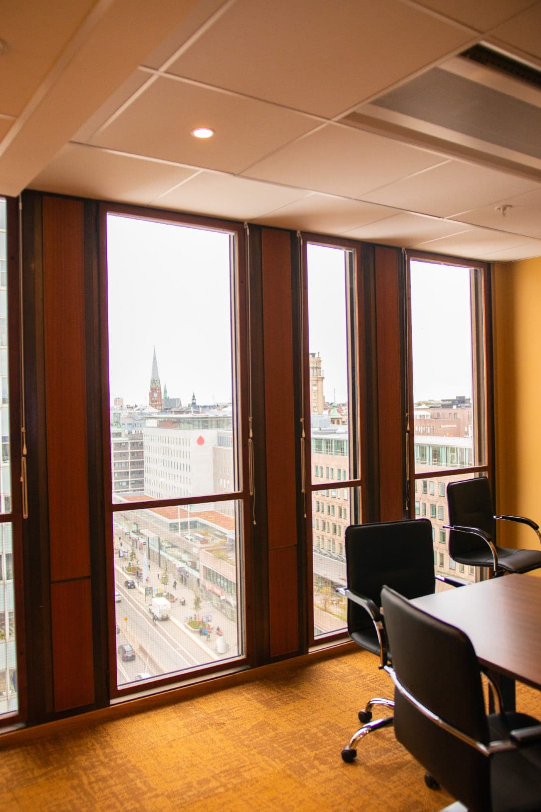 View over central Stockholm from Resolution Games' head office
